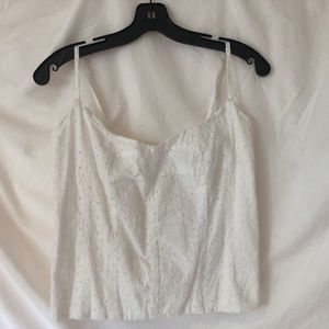BAR III, Eyelet tank top
